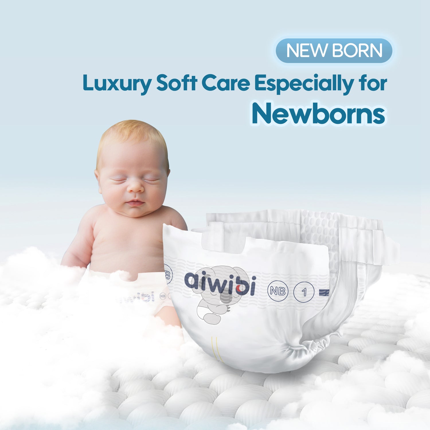 Premium Natural Newborn Diapers